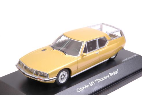 Schuco SH9034 CITROEN SM SHOOTING BRAKE LIGHT GOLD 1:43 Modellino