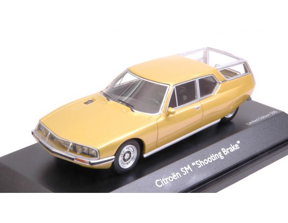 Schuco SH9034 CITROEN SM SHOOTING BRAKE LIGHT GOLD 1:43 Modellino