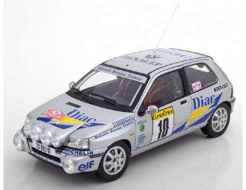 Norev NV185229 RENAULT CLIO WILLIAMS 13th MONTE CARLO 1994 J.RAGNOTTI-G.THIMONIER 1:18 Modellino