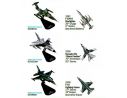 Italeri IT79713 F104/F16/TORNADO 1:100 Modellino