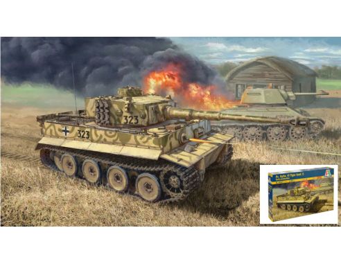 Italeri IT6557 PZ.KPFW.VI AUSF.E TIGER EARLY PROD.KIT 1:35 Modellino