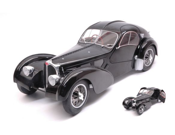 Solido SL1802101 BUGATTI ATLANTIC SC 1937 BLACK 1:18 Modellino