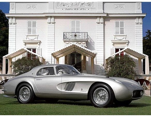 Looksmart LS18FC06B FERRARI 375 MM INGRID BERGMAN SILVER C/VETRINA 1:18 Modellino