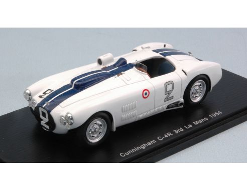 Spark Model S2727 CUNNINGHAM C4-R N.2 3rd LM 1954 W.SPEAR-S.JOHNSTON 1:43 Modellino