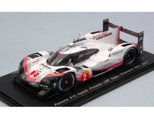 Spark Model S5845 PORSCHE 919 HYBRID N.2 CHAMPION WEC 2017 T.BERNHARD-E.BAMBER-B.HARTLEY Modellino