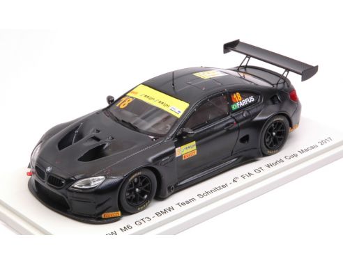 Spark Model SA140 BMW M6 GT3 N.18 FIA GT WORLD CUP MACAU 2017 A.FARFUS 1:43 Modellino