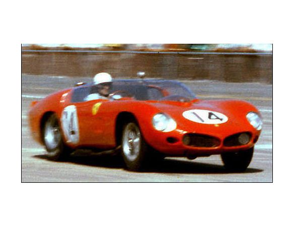 Looksmart LSLM047 FERRARI TR 61 N.14 WINNER 12 H SEBRING 1961 P.HILL-O.GENDEBIEN 1:43 Modellino
