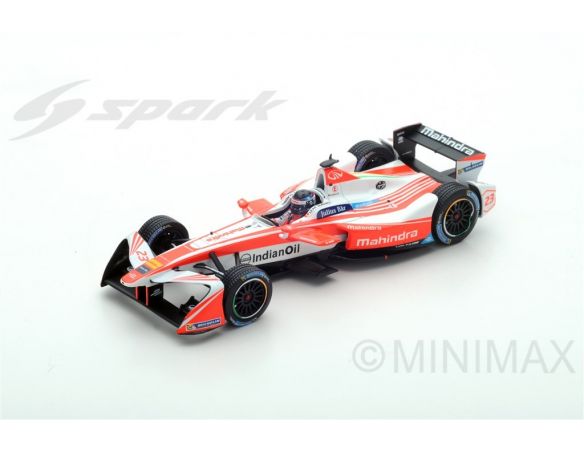 Spark Model S5902 MAHINDRA RACING N.HEIDFELD 2017 N.23 3rd Rd5 MONACO FORMULA E 1:43 Modellino