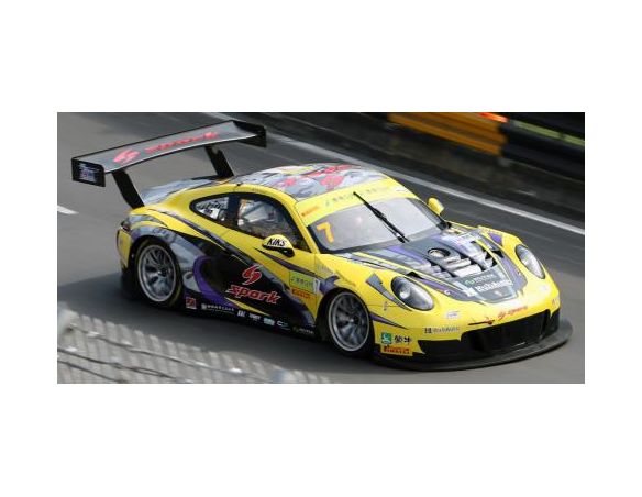 Spark Model SA138 PORSCHE 911 GT3R (991) N.7 FIA GT WORLD CUP MACAU 2017 R.DUMAS 1:43 Modellino