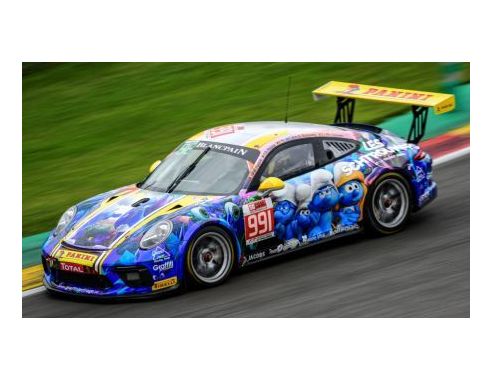 Spark Model SB154 PORSCHE 991 N.991 34th 24H SPA 2017 PAQUE-PAISSE-BOSQUEAU-SOENEN 1:43 Modellino