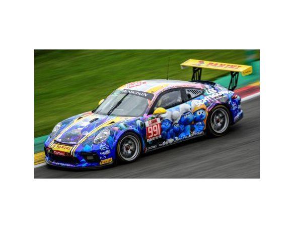 Spark Model SB154 PORSCHE 991 N.991 34th 24H SPA 2017 PAQUE-PAISSE-BOSQUEAU-SOENEN 1:43 Modellino