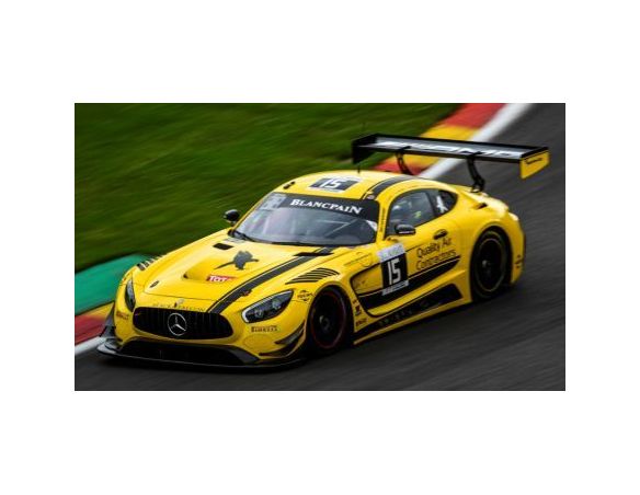 Spark Model SB161 MERCEDES GT3 N.15 NC 24H SPA 2017 CHAPONIK-SANDBERG-HECKERT-BLEEK.1:43 Modellino