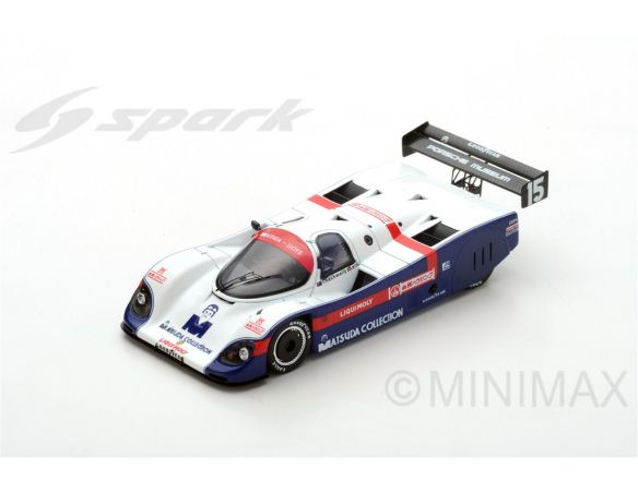 Spark Model SJ045 PORSCHE 962C N.15 3rd WEC IN JAPAN 1987 M.BALDI-M.THACKWELL 1:43 Modellino