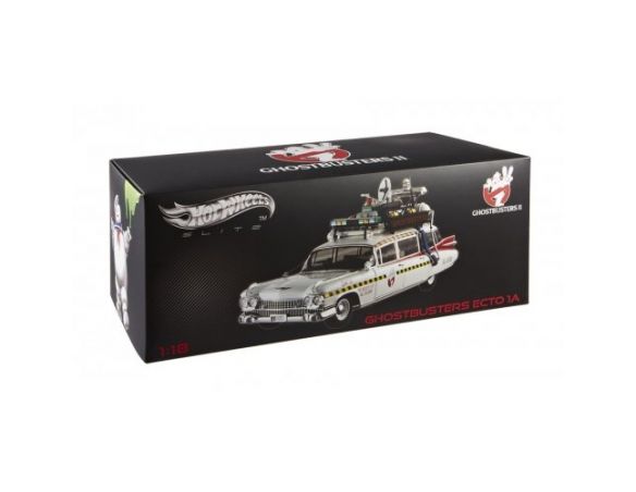 Hot Wheels Elite HWX5470 CADILLAC 1959 ECTO-1A GHOSTBUSTERS II 1:18 Modellino