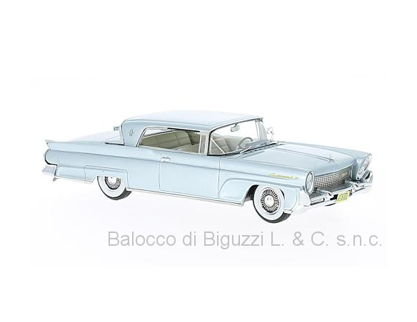Neo Scale Models NEO46001 LINCOLN CONTINENTAL MKIII 1958 MET.LIGHT BLUE 1:43 Modellino