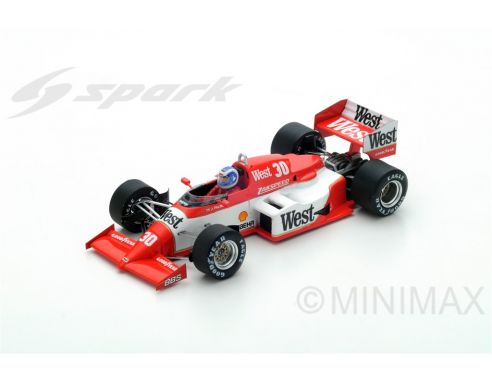 Spark Model S1873 ZAKSPEED 841 J.PALMER 1985 N.30 11th MONACO GP 1:43 Modellino