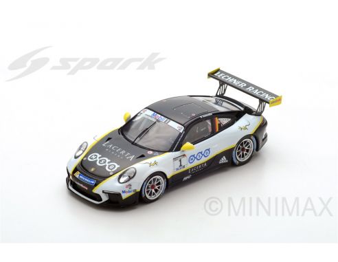Spark Model S5524 PORSCHE CARRERA SUPERCUP N.1 CHAMPION 2017 M.AMMERMULLER 1:43 Modellino