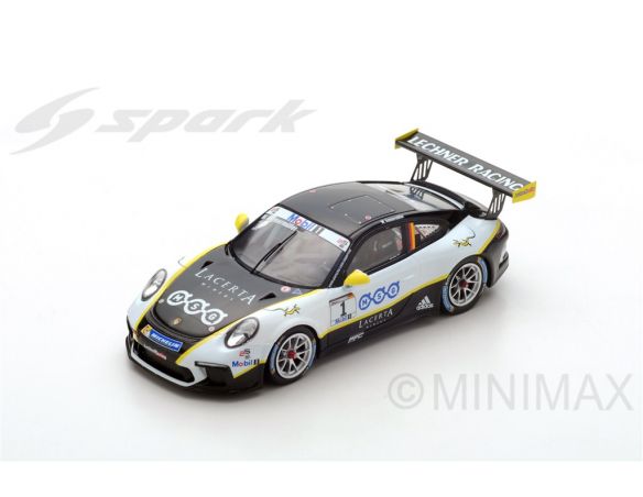 Spark Model S5524 PORSCHE CARRERA SUPERCUP N.1 CHAMPION 2017 M.AMMERMULLER 1:43 Modellino