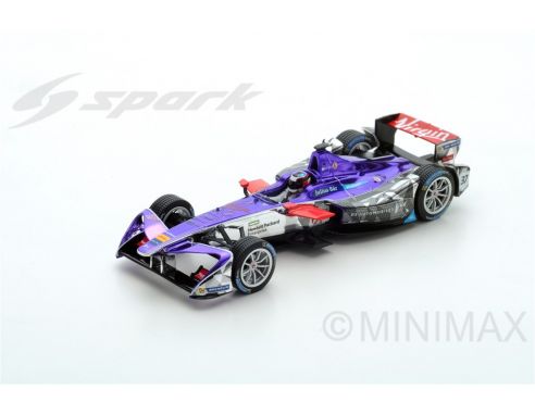 Spark Model S5909 DS VIRGIN RACING J.M.LOPEZ 2017 N.37 Rd6 PARIS FORMULA E 1:43 Modellino