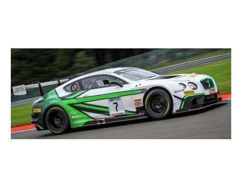 Spark Model SB149 BENTLEY CONTINENTAL GT3 N.7 14th 24H SPA 2017 SMITH-JARVIS-KANE 1:43 Modellino