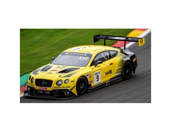 Spark Model SB155 BENTLEY CONTINENTAL GT3 N.9 NC 24H SPA 2017 JONS-PEPPER-VERDONCK 1:43 Modellino