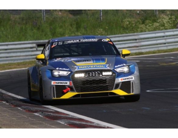 Spark Model SG305 AUDI RS3 LMS N.173 NURBURGRING 2017 ANDREE-JAGER-WASEL-HUMBERT 1:43 Modellino