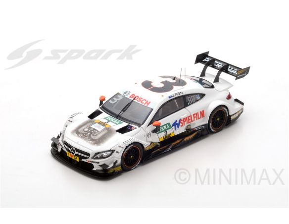 Spark Model SG349 MERCEDES C63 N.3 11th DTM 2017 P.DI RESTA 1:43 Modellino