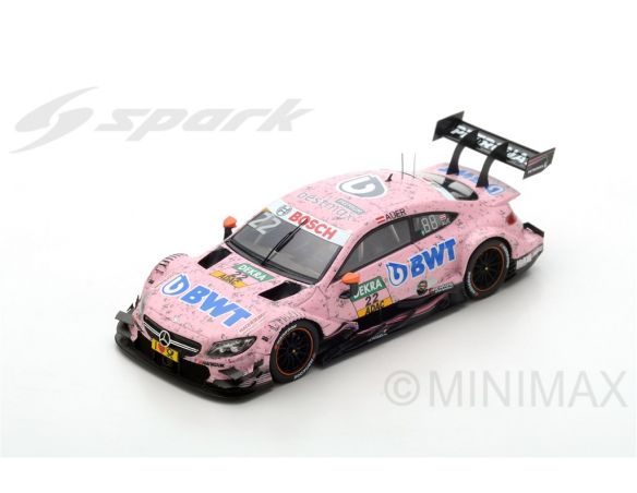 Spark Model SG351 MERCEDES C63 N.22 6th DTM 2017 L.AUER 1:43 Modellino