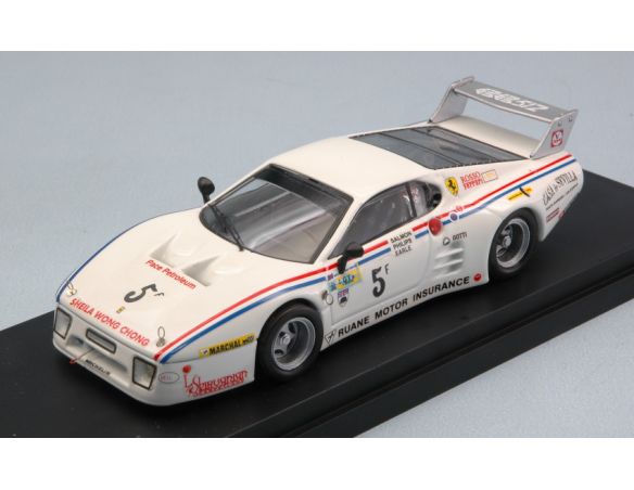 Best Model BT9719 FERRARI 512 BB LM N.5 6 H RELAY SILVERSTONE 1981 M.SALMON-S.PHILLIPS Modellino