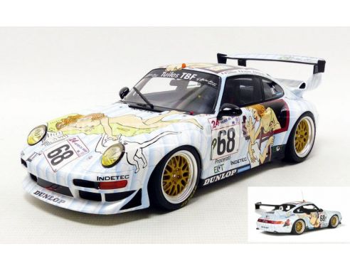 Ixo model GT729 PORSCHE 993 GT2 N.68 20th LM 1998 E.GRAHAM-H.POULAIN-J.L.M.LARIBIERE Modellino