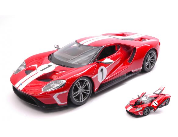 Maisto MI31384R FORD GT N.1 2017 1:18 Modellino
