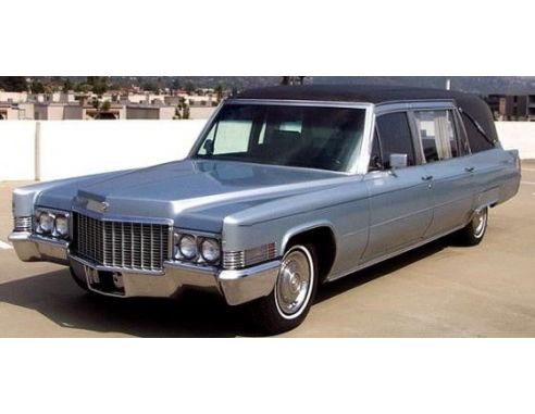 Matrix MX20301-183 CADILLAC SUPERIOR FUNERAL CAR SILVER 1970 1:43 Modellino