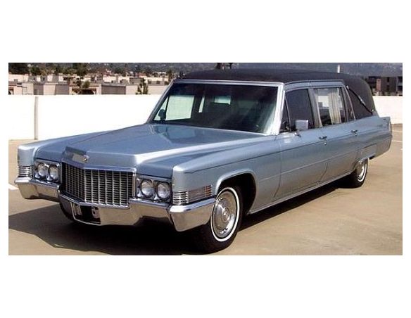 Matrix MX20301-183 CADILLAC SUPERIOR FUNERAL CAR SILVER 1970 1:43 Modellino