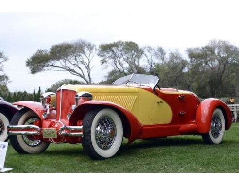 Matrix MX50307-022 CORD L-29 SPEEDSTER BY LAGRANDE 1931 YELLOW/RED 1:43 Modellino