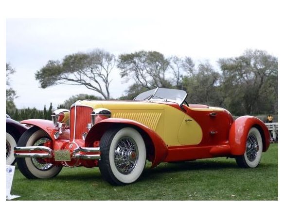 Matrix MX50307-022 CORD L-29 SPEEDSTER BY LAGRANDE 1931 YELLOW/RED 1:43 Modellino