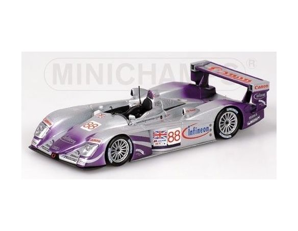 Minichamps PM400041388 AUDI R 8 N.88 2nd LM 2004 DAVIES-HERBERT-SMITH 1:43 Modellino