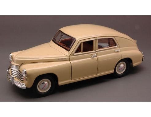 Hot Wheels LDC24214CR GAZ M20 POBEDA (VITTORIA) 1946-58 CREAM 1:24 Modellino