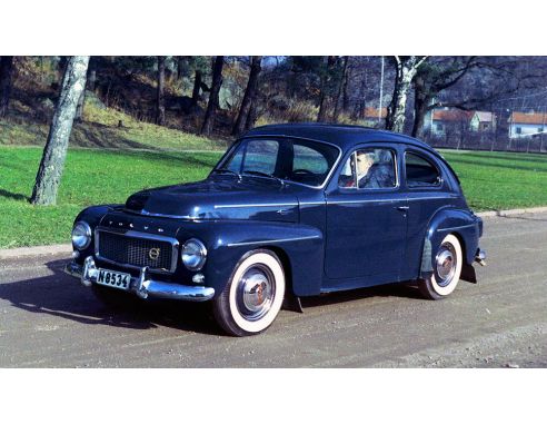 Tecnomodel TMD18106E VOLVO PV544 1964 DARK BLUE 1:18 Modellino