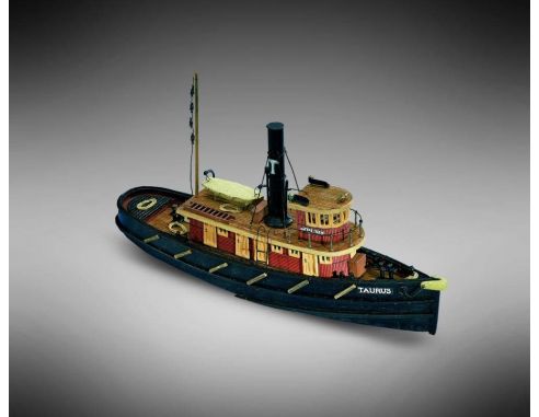Mini Mamoli MM67 TAURUS Rimorchiatore a vapore Kit in legno 1:87 Modellino