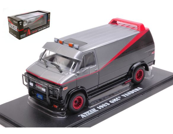 Greenlight GREEN86515 A-TEAM GMC VANDURA RED 1983 1:43 Modellino