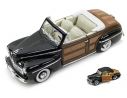LUCKY DIE CAST LDC20048BK FORD SPORTSMAN CONVERTIBLE 1946 BLACK/WOODY 1:18 Modellino