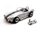 Hot Wheels LDC92058GY SHELBY COBRA 427 S/C 1964 GREY W/BLACK STRIPES 1:18 Modellino