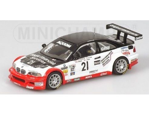 Minichamps PM400042121 BMW M 3 GTR N.21 DAYTONA'04 1:43 Modellino