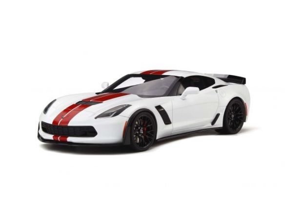 Ixo model GT214 CHEVROLET CORVETTE C7 Z06 2017 ARCTIC WHITE 1:18 Modellino