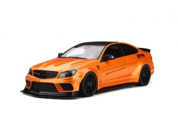 Ixo model GT215 LB WORKS C63 MET.ORANGE 1:18 Modellino