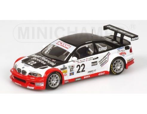 Minichamps PM400042122 BMW M 3 GTR N.22 DAYTONA 2004 1:43 Modellino