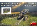 Miniart MIN35269 GERMAN ROCKET LAUNCHER WITH 28 cm WK Spr & 32 cm FLAMM KIT 1:35 Modellino