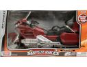 Motormax MTM76264R HONDA GOLDWING MOTORCYCLE RED 1:6 Modellino