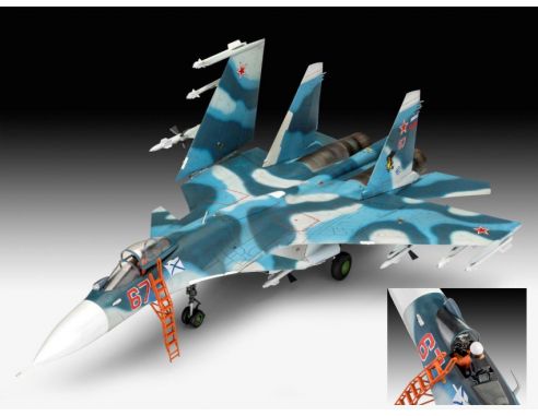 Revell RV03911 SUKHOI SU-33 NAVY FLANKER KIT 1:72 Modellino