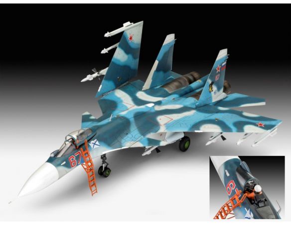 Revell RV03911 SUKHOI SU-33 NAVY FLANKER KIT 1:72 Modellino